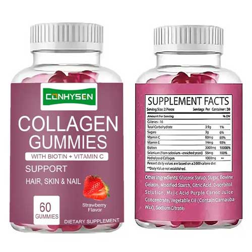 Vitamin supplements and skin whitening Vitamin C collagen gummies