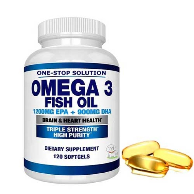 Clever Fish Oil Omega-3 Supplement Fish Oil Capsules