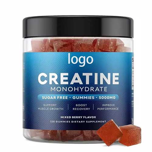 High quality Sugar-free creatine gummies energy supplements pre workout gummy candy creatine monohydrate